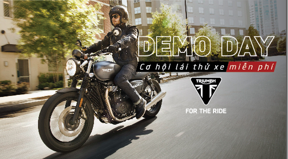 DEMO DAY - SỰ KIỆN CHẠY THỬ XE MOTO TRIUMPH THÁNG 07.2019