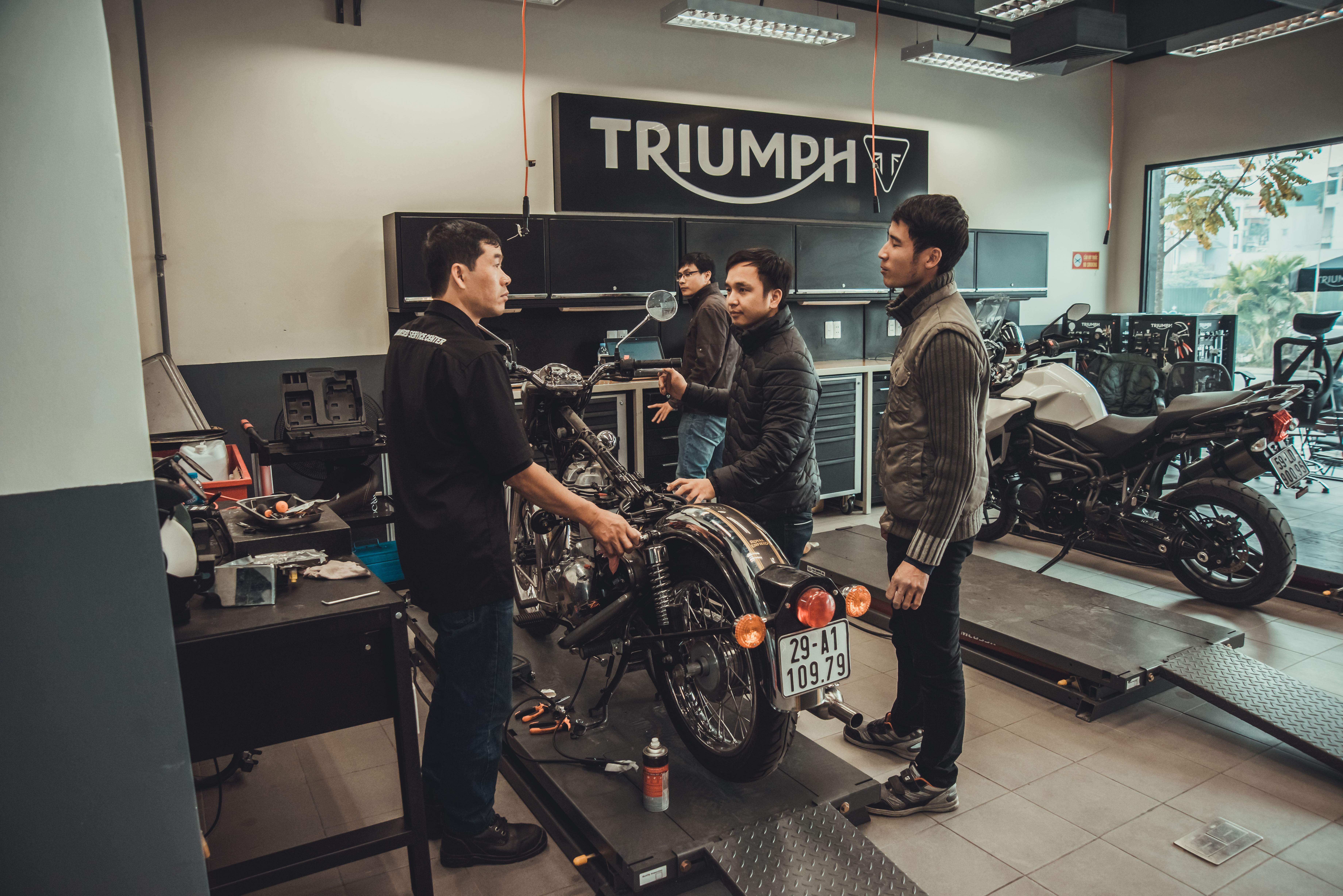 Dịch vụ bảo dưỡng Triumph 