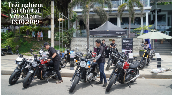 TRẢI NGHIỆM LÁI THỬ MÔ-TÔ TRIUMPH BÊN CUNG ĐƯỜNG BIỂN RỰC NẮNG TẠI VŨNG TÀU THÁNG 10.2019