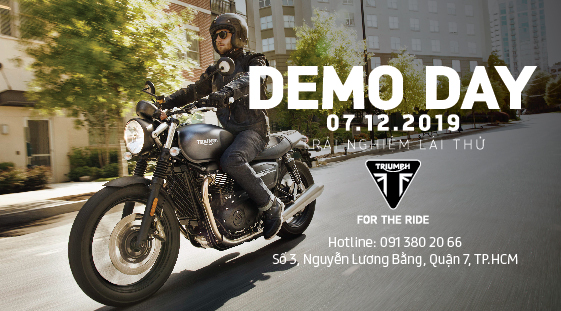 DEMO DAY - Trải nghiệm lái thử xe Triumph ngày 07.12.2019
