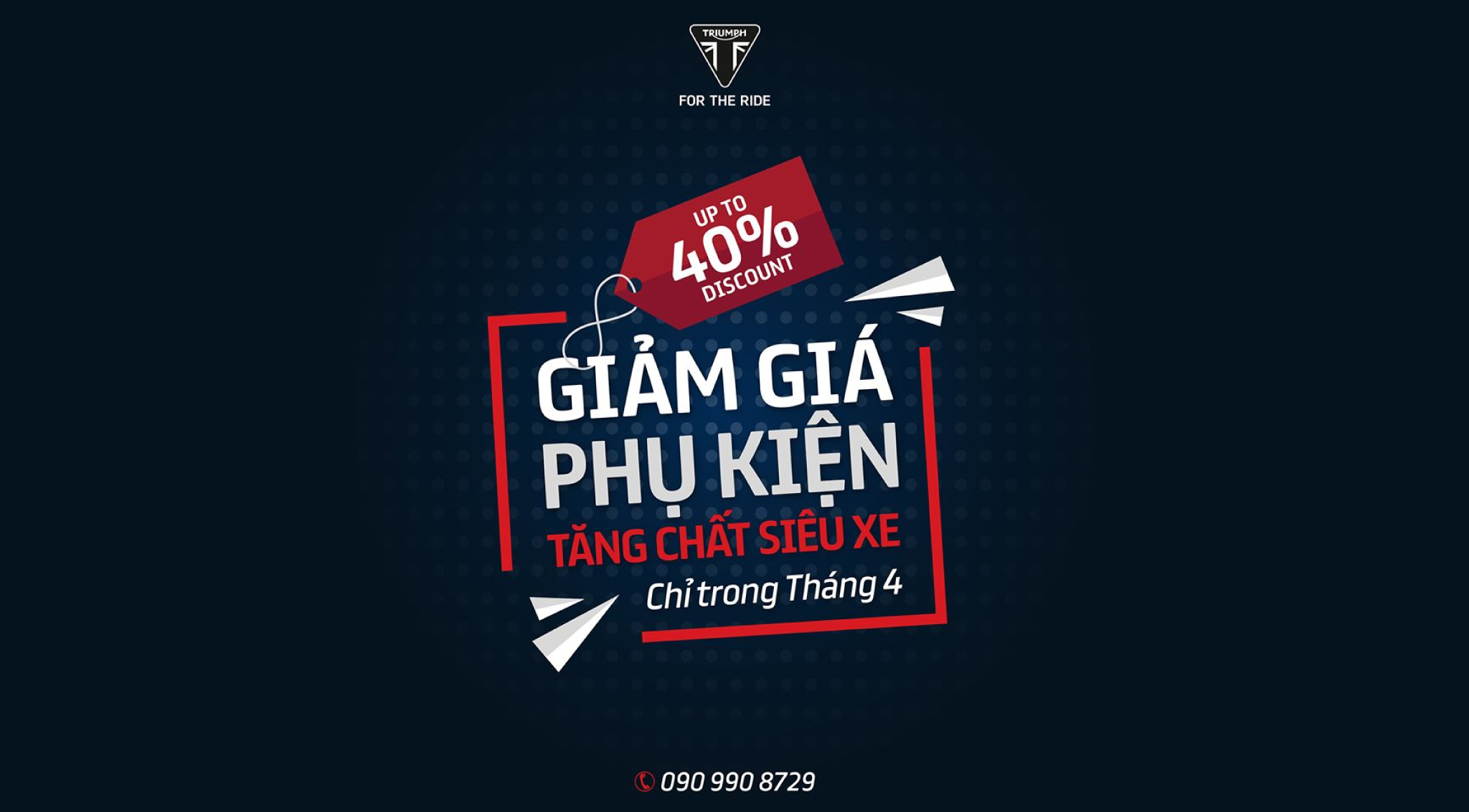 Giảm giá phụ kiện lên đến 40% chỉ trong tháng 4.2020