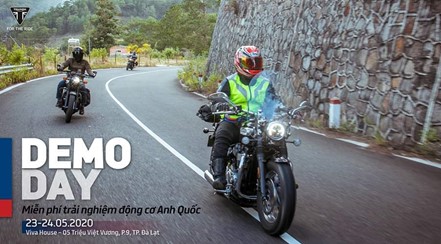 Demo Day Đà Lạt - 23 & 24.05.2020 - Miễn Phí Lái Thử Xe Triumph