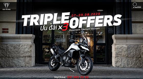 Triple Offers - Ưu đãi nhân 3 chỉ từ 07 đến 09.08.2020