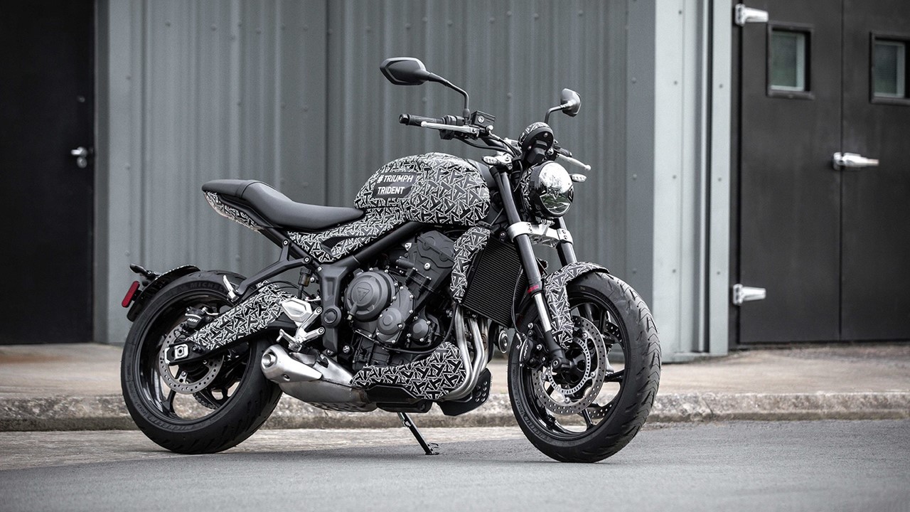 Hé lộ hình ảnh mới về mẫu xe Triumph Trident