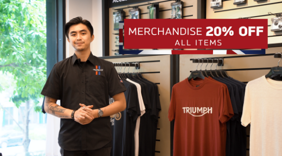 Khởi đầu tháng 10 với ưu đãi 20% cho tất cả sản phẩm thời trang Triumph