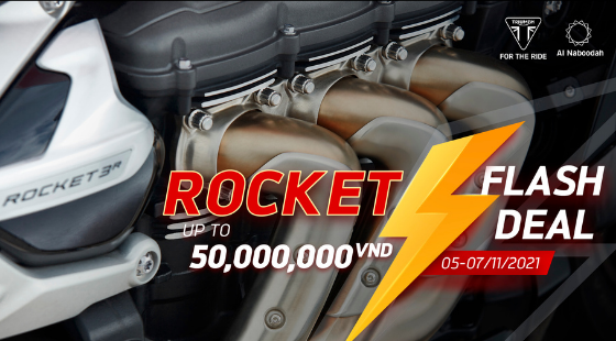 Rocket Flash Deal - Đón ngay siêu ưu đãi dành cho Rocket 3