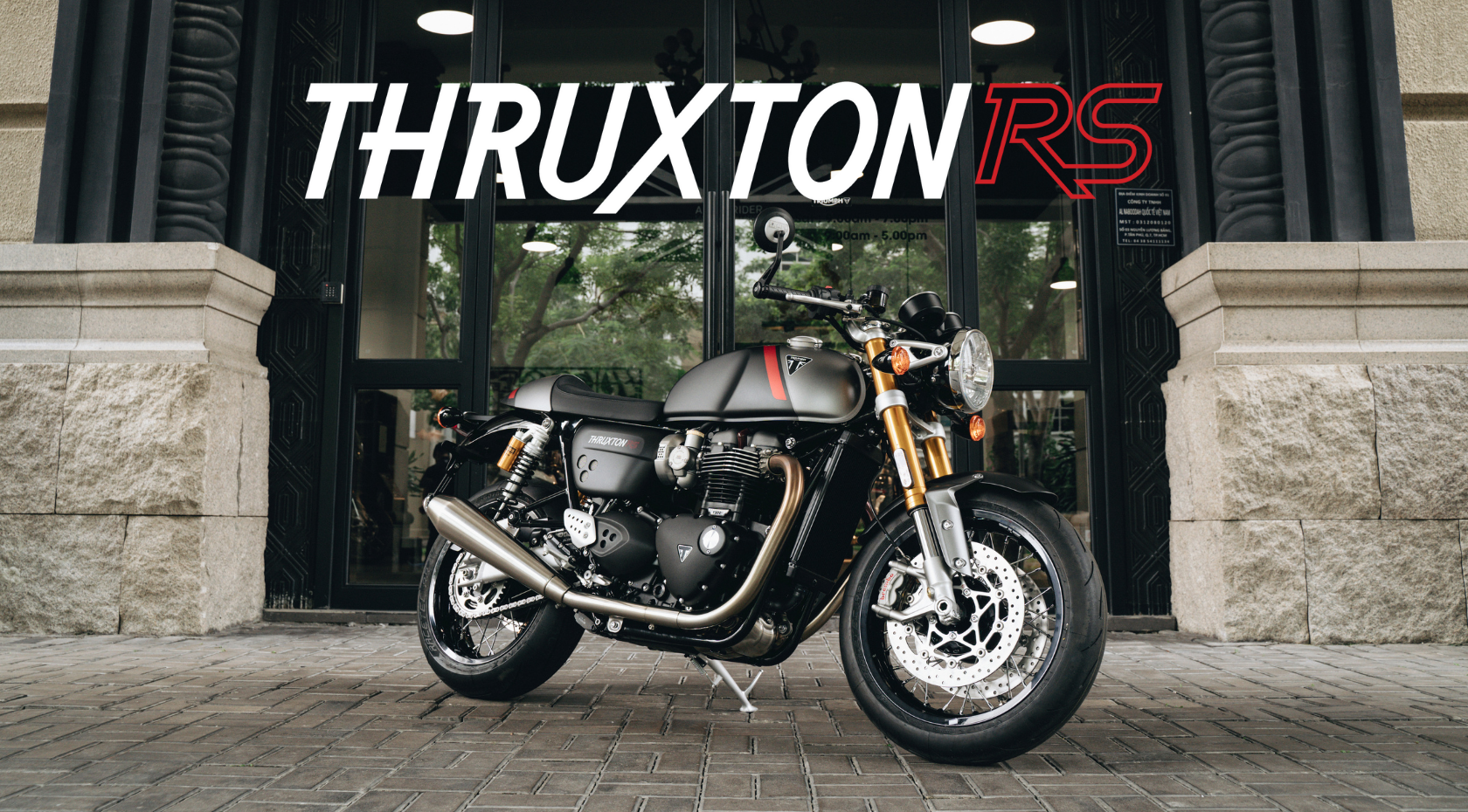 Thruxton RS - Một huyền thoại café racer đầy cảm hứng