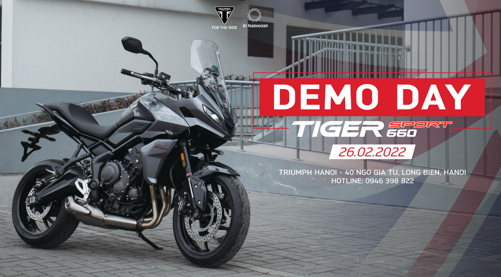 Trải nghiệm lần đầu lái thử Tiger Sport 660 tại Hà Nội ngày 26.02.2022!