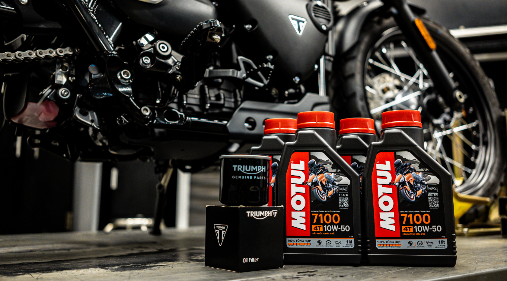 Đến xưởng dịch vụ Triumph và nhận ngay ưu đãi tháng 4