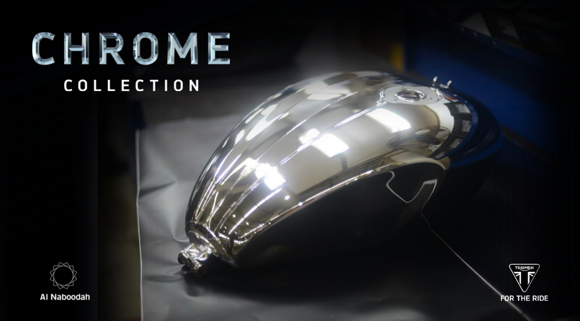 Triumph Chrome Collection - Bộ sưu tập hội tụ tinh hoa về khả năng chế tác hoàn hảo và tinh xảo từ Triumph Motorcycles.