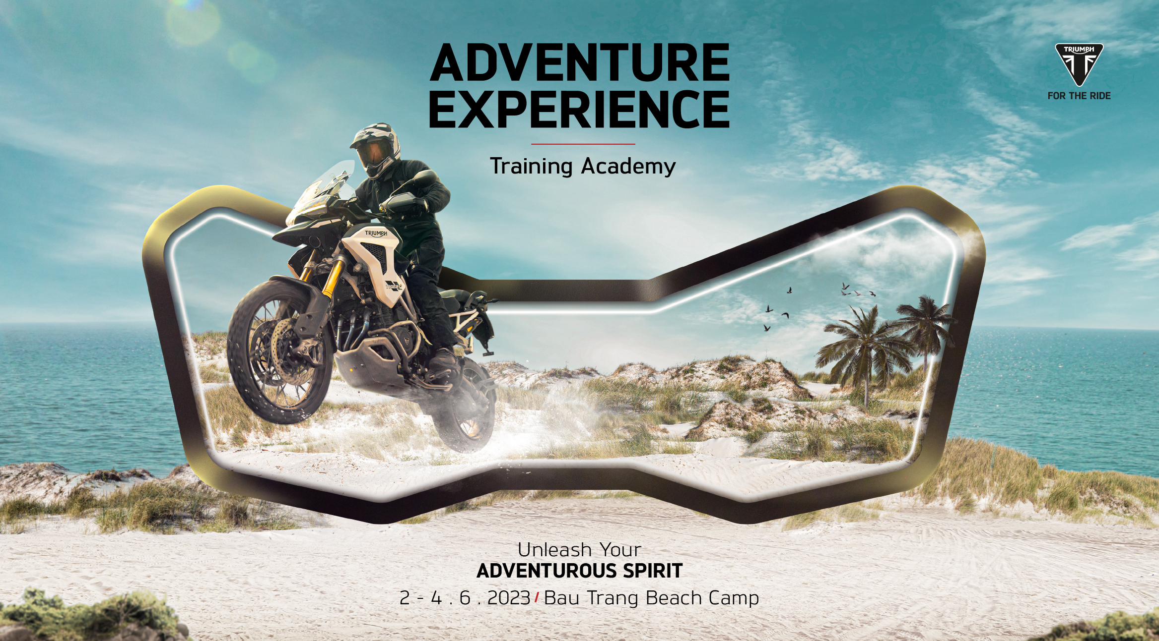 Triumph Adventure Experience - Chương trình huấn luyện kỹ năng lái xe địa hình lần đầu tiên được Triumph Motorcycles Vietnam tổ chức.
