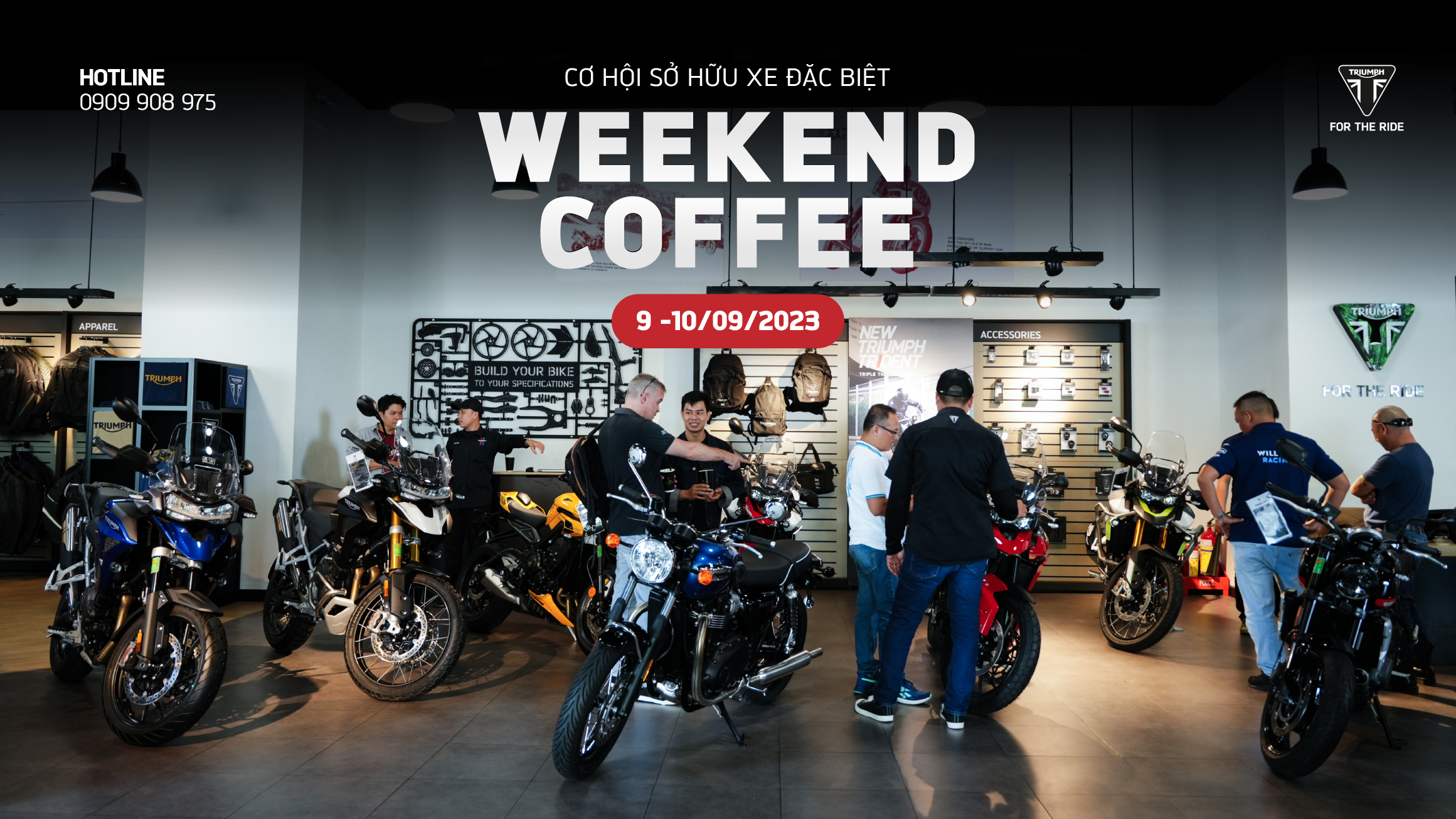 Weekend Coffee: Giao lưu và trải nghiệm các dòng xe Anh Quốc tại Quận 7 trong 2 ngày 9-10/09/2023