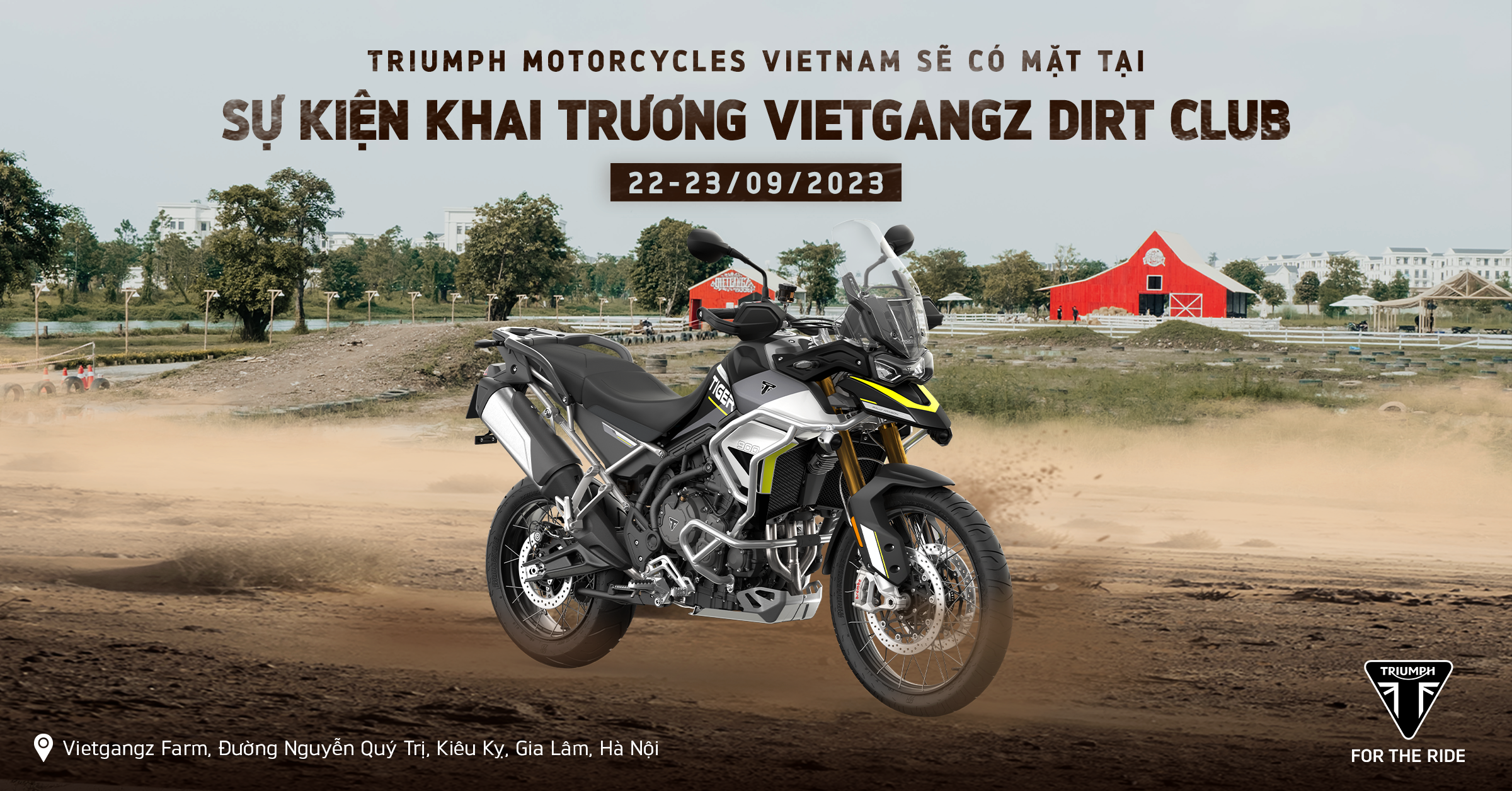 Sự kiện Khai Trương Vietgangz Dirt Club diễn ra vào ngày 22-23/09/2023 tại Vietgangz Farm