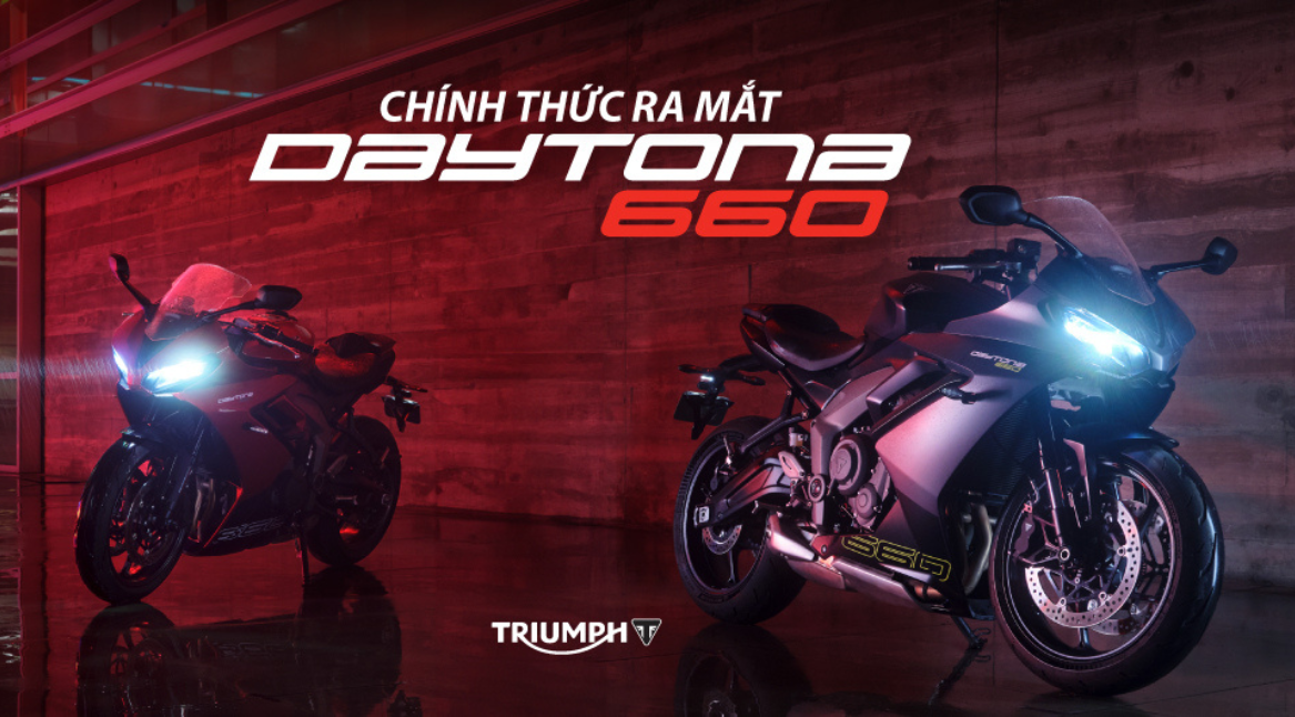 Chính thức ra mắt Daytona 660 mới, giá bán chỉ từ 279,9 triệu đồng
