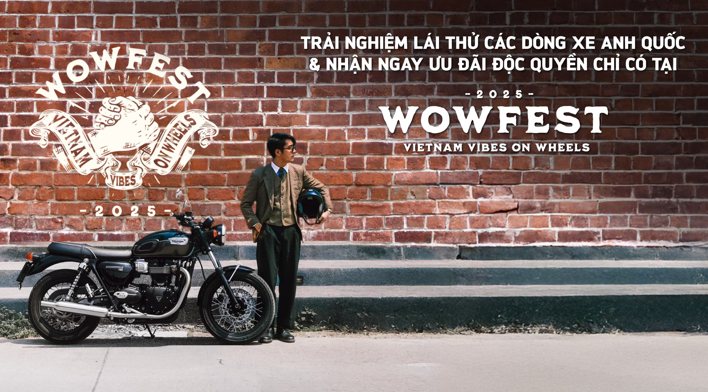 TRIUMPH MOTORCYCLES X WOWFEST2025: 15 -16/11